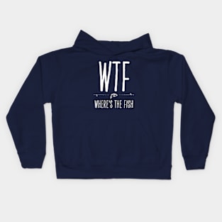 Wtf Where's The Fish Kids Hoodie